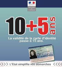 Carte d'identité et voyage à l'étranger prolongation de la durée de validité de quels sont nos droits quand la date de validité de ma cni est passée mais prolongée de 5 ans et. Carte D Identite Allongement De La Duree De Validite France In The United Kingdom La France Au Royaume Uni