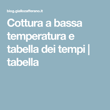 Temperature di conservazione per legge in italia. Cottura A Bassa Temperatura E Tabella Dei Tempi Tabella Basso Ricette Scuola Di Cucina