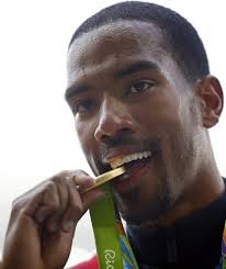 Troy Doris Guyana Competes During Mens Redakční stock fotografie