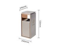 Stainless Steel Ashtray Garbage Can For Hotel/Mall Vertical ...