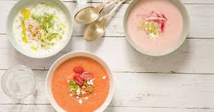 Soupe Givree De Melon Tomates Cerises Et Feta Recette Recette Soupe Tomates Cerises Recettes Minceur