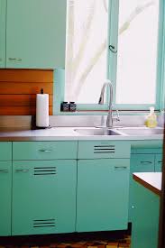 Mid Century Monday 1 St Charles Kitchen Mid Century Mom Modern Kitchen Design Steel Kitchen Cabinets Modern Kitchen