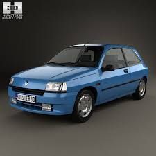 3d Model Of Renault Clio 3 Door Hatchback 1990 Renault Clio Hatchback Renault