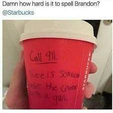 If you can spell 10/12 of these words right, then you're the new quarantine spelling bee champ. Damn How Hard Is It To Spell Brandon Starbucks