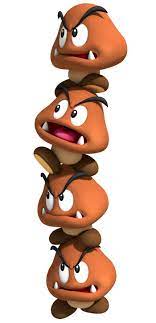 Goomba disguises turn old japanese dojos. Goomba Tower Characters Art Super Mario 3d Land Mario Super Mario Bros Mario Bros