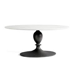 Chapman Oval Marble Pedestal Dining Table In 2020 Oval Table Dining Marble Pedestal Dining Table Dining Table Marble