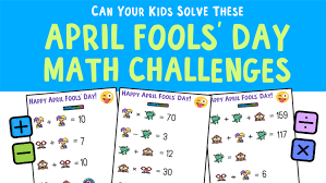 April Fools Day Math Puzzle For Grades 1 6 Mashup Math