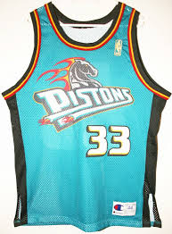 Bereits ab 57,71 € große shopvielfalt testberichte & meinungen | jetzt nike detroit pistons trikot günstig kaufen bei idealo.de. Champion Nba Basketball Detroit Pistons 33 Grant Hill Authentic Trikot Jersey Size 44 Grosse L 199 90 Nba Basketba Detroit Pistons Nba Basketball Jersey