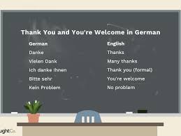 How can one wish someone a good night when they sleep during the day? Danka For Thank You Bitteschon For You Re Welcome