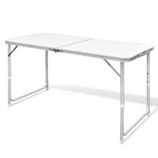 Maybe you would like to learn more about one of these? Campingtisch Zusammenklappbar Hohenverstellbar Aluminium 120 X 60 Cm Vidaxl De