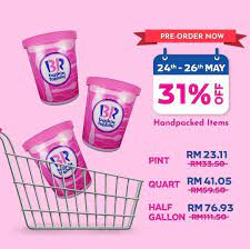 Are available as simple tags on which labeling may be done for specific uses. Baskin Robbins Is Having Their 31 Off Ice Cream Deal Pre Order From 24 26 May 2020 Penang Foodie