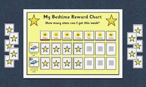 Bedtime Routine Schedule Reward Chart Bundle Morning