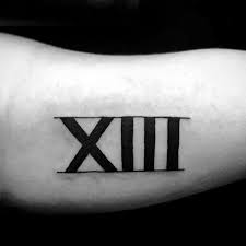 Número arábico a número romano. 110 Tatuajes De Numeros Con El Significado