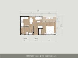 One bedroom apartment floor plans sq m. Exeptional Elderly Care Residence In Pattaya