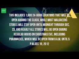 Maybe you would like to learn more about one of these? What Time Does Walgreens Pharmacy Close On Christmas Eve Youtube