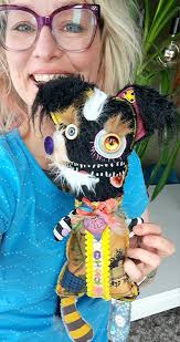 Hi everyone! Meet my best friend Willow! 🥹I used chat gpt to create a  painting of her in her piggy pajamas and I have to say it's perfection and  getting framed and