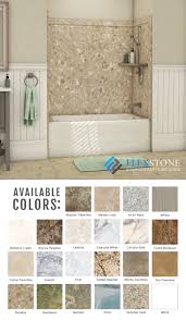 An onyx panel is approximately 5/16 thick and is a solid color throughout. Flexstone Colors Are Sampled From Actual Slabs Of Granite Marble And Travertine To Provide A Flaw Shower Surround Panels Bathroom Shower Walls Shower Surround