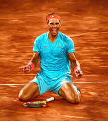 Rafael nadal sensationally won a historic 13th roland garros crown under a closed roof on court nadal clinches historic 13th roland garros title, ties grand slams record. Artstation Rafael Nadal Wins 13th Roland Garros Digital Artwork Poster Sam Brannan