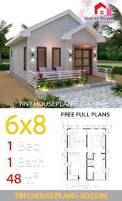 Studio House Plans 6x8 Gable Roof Tiny House Plans Simple House Plans Tiny House Floor Plans Small House Plans