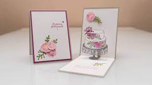 You can see the additional bermuda bay color combinations on my. Pop Up Karte Mit Torte Stampin Up Stempelset Stampin Up Feesttaart