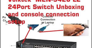 Volktek Men 5428 L2 Managed Switch Unboxing And Console Setup Unboxing Console Pen Drive