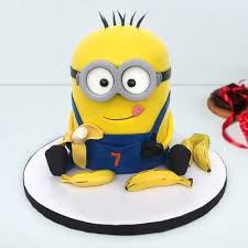This was such a fun little cake to make. Minion Cakes Minion Birthday Cake Ideas Minion Theme Cakes