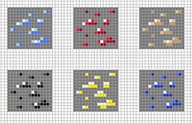 Mineral Minecraft Quilt Minecraft Beads Pixel Art Grid