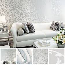 luxus 3d optik vlies wand tapete vliestapete barock rolle wandtapete silber 10m eur 7 49 252710877029 haus deko wandtapete tapeten