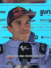 Entrevista tranquila de Marc Márquez antes del fichaje de Jorge Martín por  Aprilia