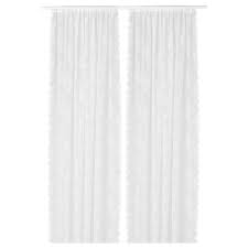 alvine spets rideaux filet 2 pieces blanc casse ikea vitragegordijnen vitrage gordijnroeden