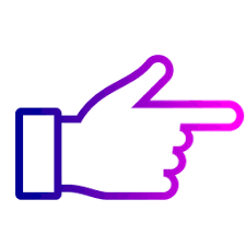 Right Hand Gesture, Pointing Finger ...