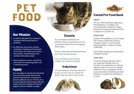 Patch's pet food bank, located in ilfracombe, is a charitable trust dedicated to helping pet owners in need. Pembroke Dock Town Council Cariad Pet Food Bank