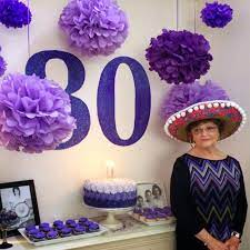 In advance of the big day. Southern Fit 80th Birthday Party Decor 80th Birthday Decorations Diy Birthday Decorations 80th Birthday Party
