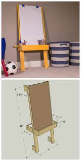 Diy Creative Kids Art Easel Get The Free Plans For This Project And Many Others At Buildsomething Com Wood Projects For Kids Kids Easel Kids Art Easel