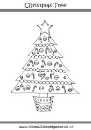 Christmas puzzles for adults puzzle game inte. Christmas Tree Coloring Page Kids Puzzles And Games