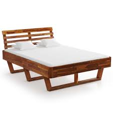 Jedes massivholzbett besteht aus vollholz und wird nicht furniert, somit sind sie massivholzbett 140x200 cm ist das perfekte bett für jeden bedarf. Vidaxl Bettgestell Massivholz Akazie 140x200 Kaufland De