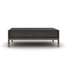 Oak veneer / glass assembly: Bosa Modern Dark Oak Coffee Table By J M Furniture
