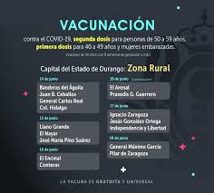 Todos los sitios estarán operando desde las 08:00 horas y finalizarían a las 16:00 horas. Secretaria De Salud Durango Beitrage Facebook