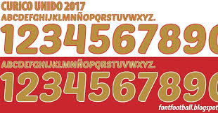 Noticias, videos y estadísticas de fútbol chileno, fútbol femenino y la roja. Font Vector Curico Unido 2017 Kit Font Football