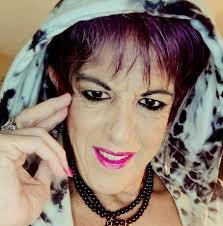 Mykayla and Dixie playing with foxes