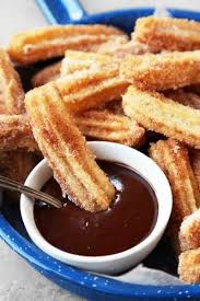 Churros With Chocolate Dipping Sauce Recipe Chocolate Sauce Recipes Chocolate Dipping Sauce Churros