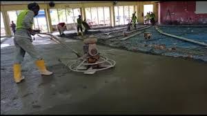 Menuangkan lantai dengan konkrit adalah sesuai untuk berkerabat. Proses Buat Konkrit Lantai Dewan Semesti Youtube