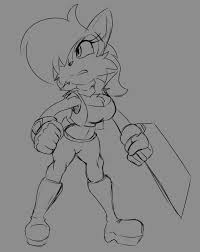 Princess sally acorn from the video game franchise sonic the hedgehog. Sally Acorn Sketch By Solratic On Newgrounds