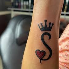 To make a beautiful heart name you can also use this free heart font from photoshopsupply. S Name Tattoo Dp Download Shayarimaza