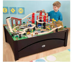 Passengers wave to the smiling townsfolk as they zip by. Crafts For Kids Tons Of Art And Craft Ideas For Kids Kidkraft Train Table Set Up