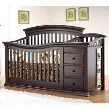Sorelle Verona 4 In 1 Lifetime Convertible Crib And Changer Espresso Cribs Baby Bed Baby Furniture