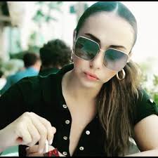 Gucci gold square glasses