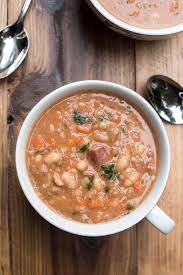 Let's use that leftover ham bone to make a great hearty and delicious ham and bean soup. Slow Cooker Ham And Bean Soup Valerie S Kitchen