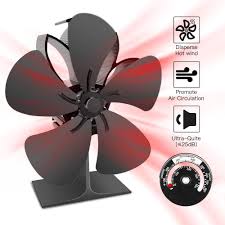 We guarantee the lowest price, have over 5000 items in stock and offer free same day shipping on orders over $99. Elikliv Wood Stove Fan 5 Blade 1400rpm Heat Powered Fireplace Fan With Magnetic Thermometer For Wood Log Burner Circulating Warm Air Automatically Non Electric Eco Friendly Buy Online In Bahamas At Bahamas Desertcart Com Productid