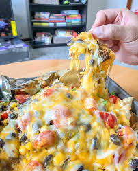 Cheesy Nachos Baked Nachos Food Foodie